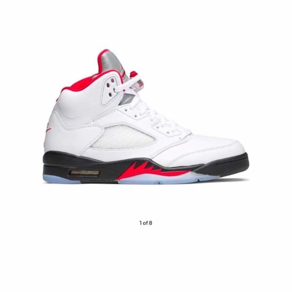 Jordan Kids Sneakers White and Red